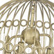 Aleta 4 Light 14 inch Vintage Fired Gold Pendant Ceiling Light